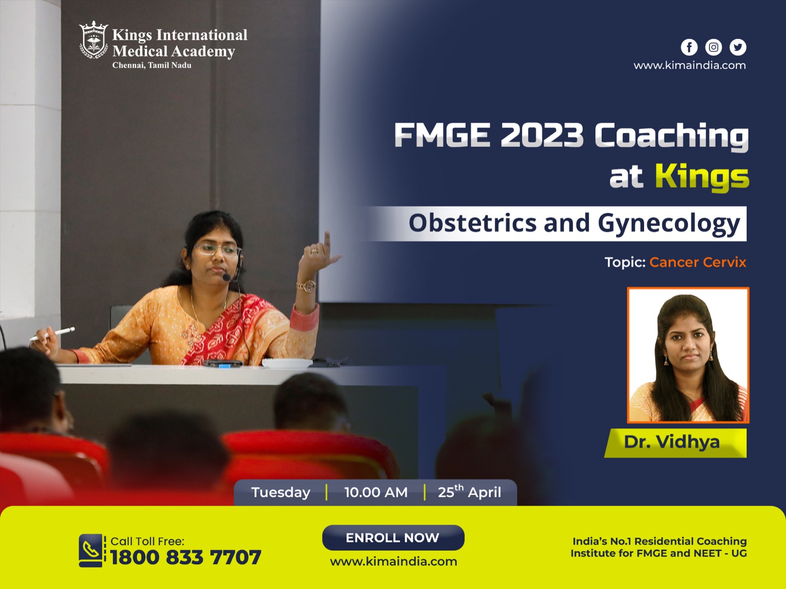 Expert Obstetrics and Gynecology Classes for our FMGE Students led by Dr. Vidhya