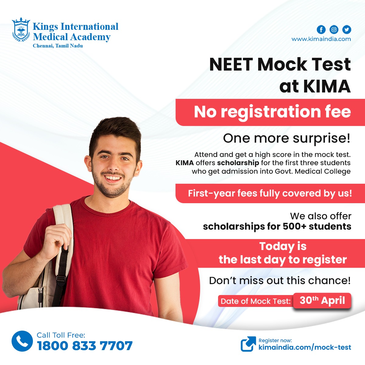 Last Date to Register for our NEET Mock Test