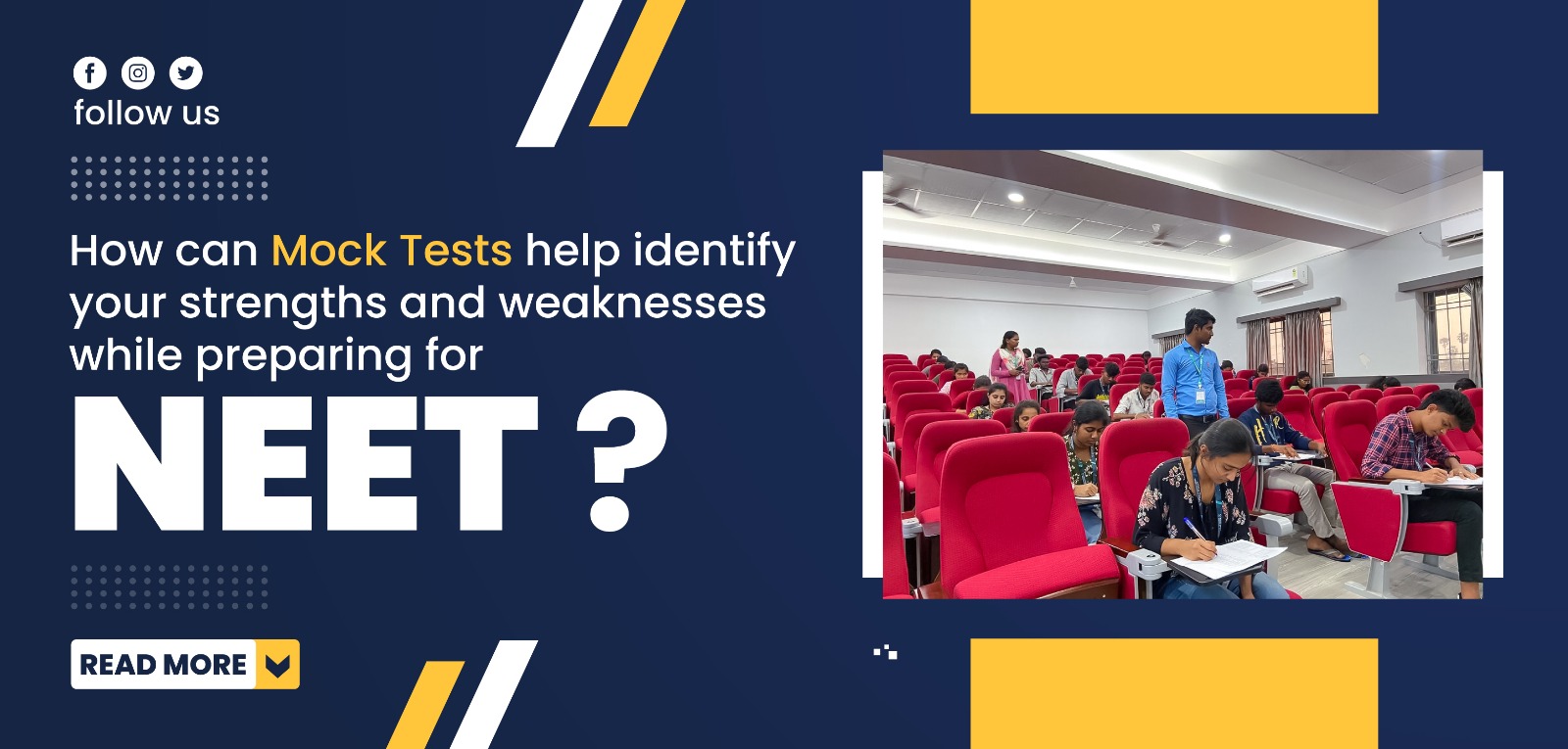 How can mock tests help identify your strengths and weaknesses while preparing for NEET?
