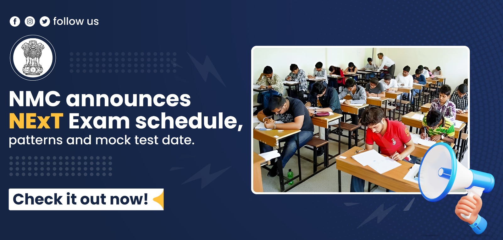 NMC announces NExT Exam schedule, patterns and mock test date.